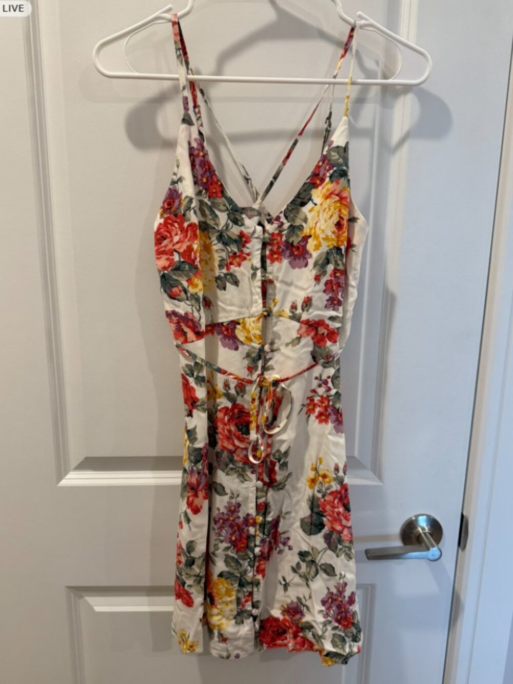 Abercrombie Floral Mini Dress with Pockets